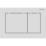 Pulsador serie Geberit Omega20 (ex. Omega30) para doble descarga, square blanco